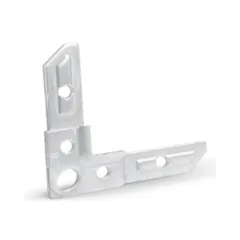 Équerre d'angle galvanisée pour assemblage de gaines rectangulaires de ventilation
