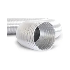 Conduit flexible semi-rigide pour raccordement souple sur réseau de ventilation