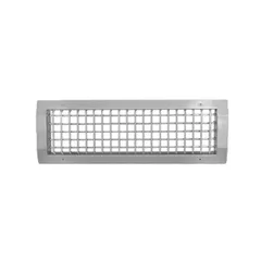 Grille de ventilation extérieure galvanisée pour prise ou rejet d'air