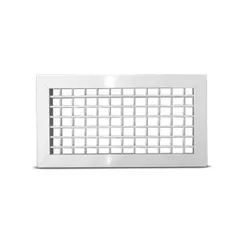 Grille de reprise d'air galvanisée pour réseau de ventilation intérieure