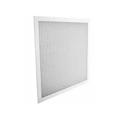 Grille de soufflage d'air galvanisée pour diffusion dans les locaux