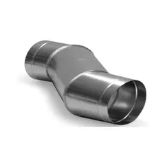 Changement de direction circulaire galvanisé pour réseau de gaines de ventilation