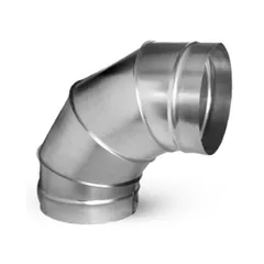 Coude circulaire galvanisé géométrie spéciale, variante 3