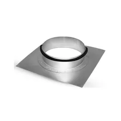 Piquage galvanisé avec joint pour dérivation sur gaine rectangulaire de ventilation