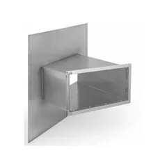 Piquage galvanisé pour dérivation sur gaine rectangulaire de ventilation
