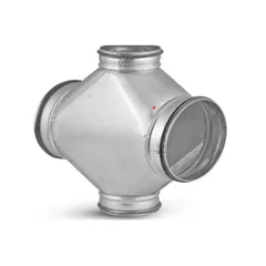 Té circulaire galvanisé géométrie spéciale, variante 3