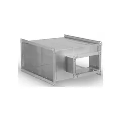 Té de dérivation rectangulaire galvanisé, variante 2