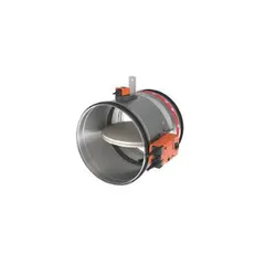 Clapet coupe-feu circulaire pour compartimentage aéraulique, variante 2