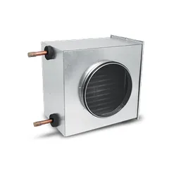 Batterie d'échange thermique air/eau pour chauffage ou rafraîchissement en ventilation CVC